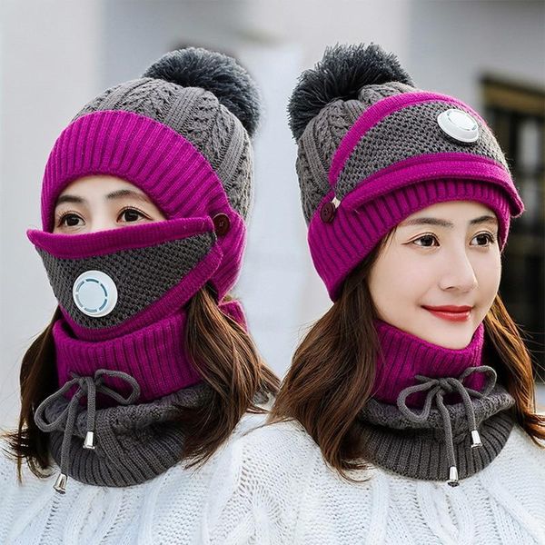 beanie/skull caps sets 3 hats women winter knit beanies hat with bib and mask female ear protection skullies warm velvet thick riding wool c, Blue;gray
beanie/skull caps sets 3 hats women winter knit beanies hat with bib and mask female ear protection skullies warm velvet thick riding wool c, Blue;gray