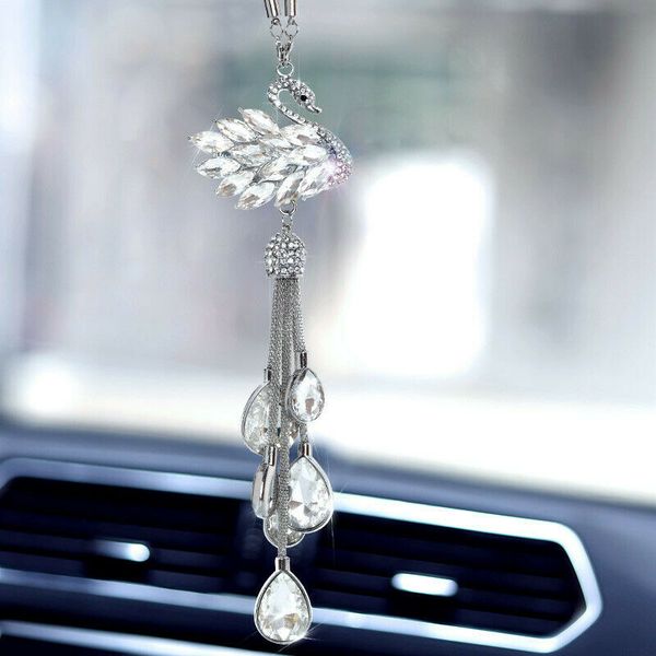 wholesale car pendant white rhinestone swan rear view mirror hanging decor accessorie
wholesale car pendant white rhinestone swan rear view mirror hanging decor accessorie