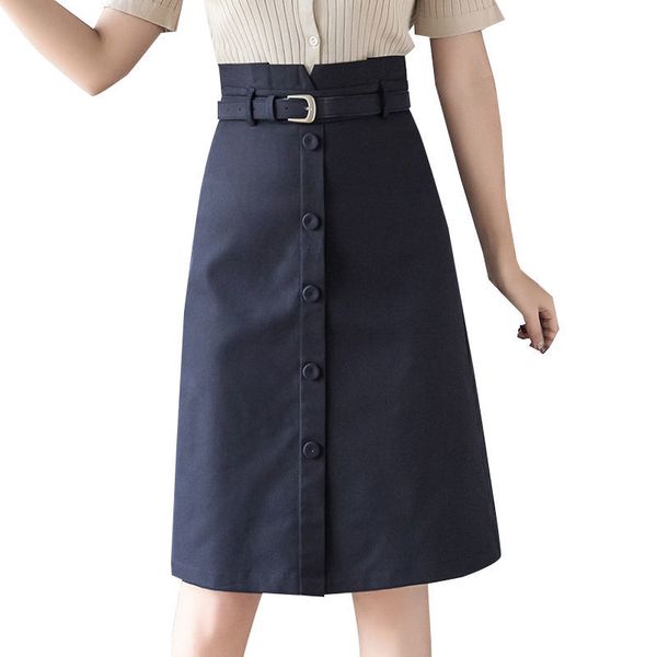 2021 new autumn female midi a-line single-breasted skirt hip package stylish lady fashion women's skirts 98mn, Black
2021 new autumn female midi a-line single-breasted skirt hip package stylish lady fashion women's skirts 98mn, Black