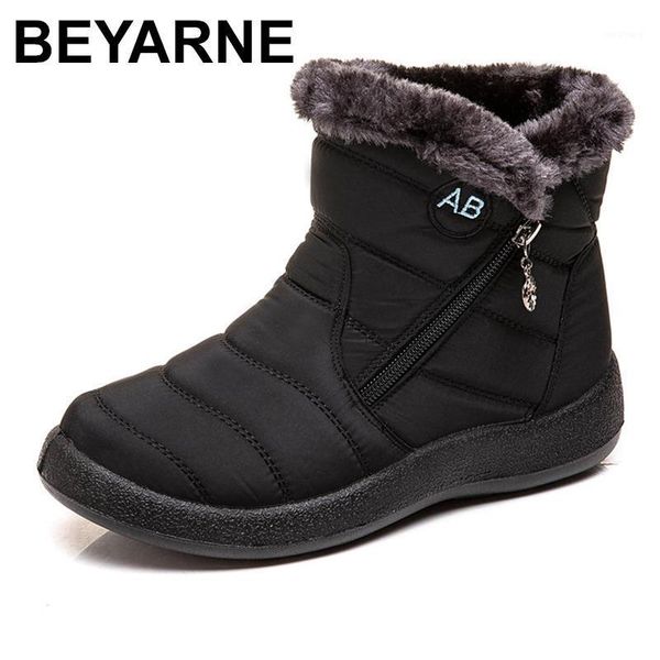 beyarne women boots winter boots winter snow waterproof women's mother's plush cloth keep warm cotton shoes woman1, Black
beyarne women boots winter boots winter snow waterproof women's mother's plush cloth keep warm cotton shoes woman1, Black