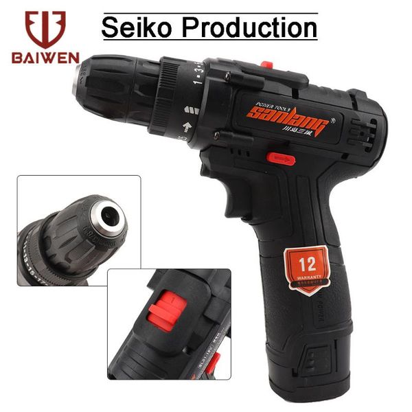 baiwen 18volt electric drill cordless screwdriver lithium battery mini drill protable hand driver wrench power tools
baiwen 18volt electric drill cordless screwdriver lithium battery mini drill protable hand driver wrench power tools