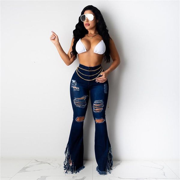 women bell bottom jeans ripped skinny hole classic high waist flare denim pants zipper up plus size outfit dark blue
women bell bottom jeans ripped skinny hole classic high waist flare denim pants zipper up plus size outfit dark blue