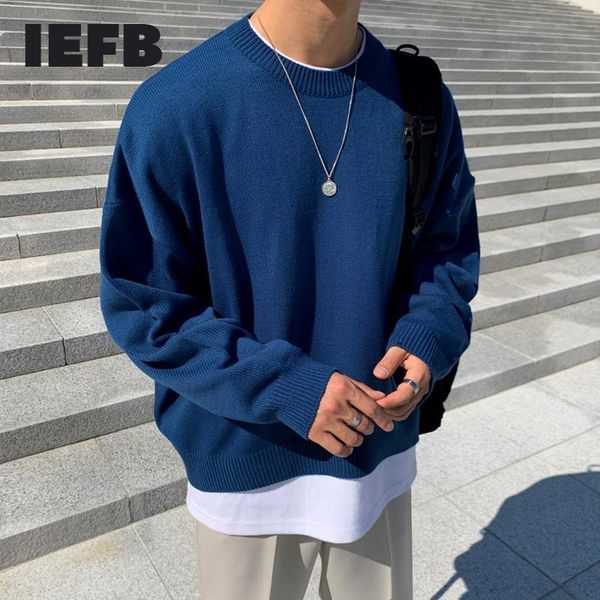 men's sweaters iefb solid color sweater autumn korean style loose round collar knitted long sleeve base male trend clothes y4239, White;black
men's sweaters iefb solid color sweater autumn korean style loose round collar knitted long sleeve base male trend clothes y4239, White;black