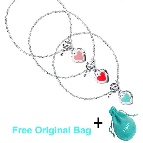 charm bracelets love chain bracelet sterling silvers tif925 classic exclusive blue enamel heart shaped card lady logo holiday gift, Golden;silver
charm bracelets love chain bracelet sterling silvers tif925 classic exclusive blue enamel heart shaped card lady logo holiday gift, Golden;silver