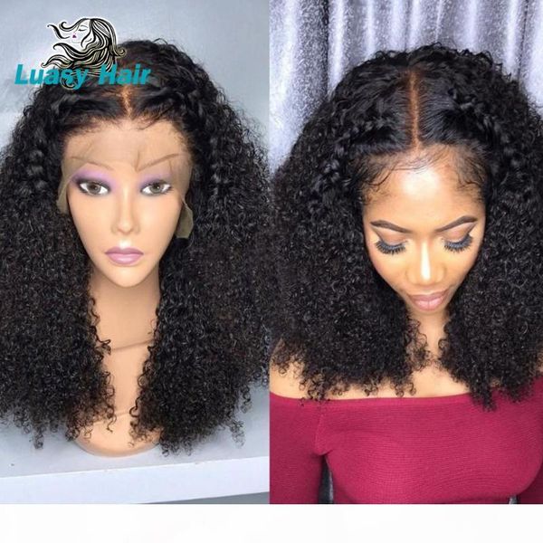luasy deep curly lace front wig human hair wigs real natural short long wave glueless lace closure wig prelucked hairline, Black;brown
luasy deep curly lace front wig human hair wigs real natural short long wave glueless lace closure wig prelucked hairline, Black;brown