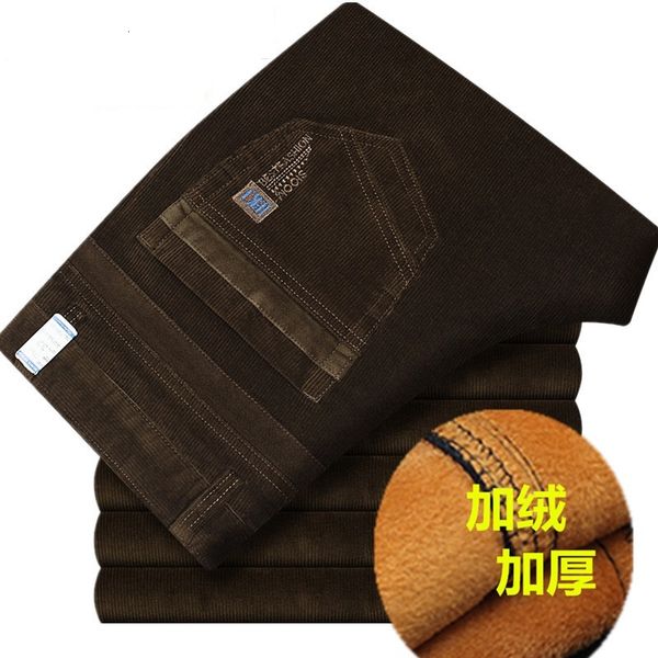 2021 new winter men business casual middle-aged straight pants thicken warm corduroy trousers pantalon hombre rymf, Black
2021 new winter men business casual middle-aged straight pants thicken warm corduroy trousers pantalon hombre rymf, Black