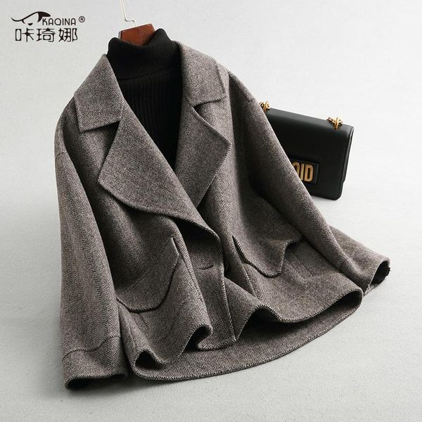double-faced wool coat autumn winter coat women korean woolen jacket striped overcoat women clothes 2020 chaqueta mujer 38002 my1, Black
double-faced wool coat autumn winter coat women korean woolen jacket striped overcoat women clothes 2020 chaqueta mujer 38002 my1, Black