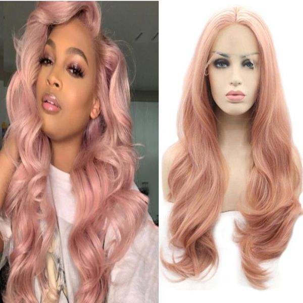 synthetic wigs pink colored body wave lace front wig forblack women with baby hair preplucked heat temperature cosplay, Black
synthetic wigs pink colored body wave lace front wig forblack women with baby hair preplucked heat temperature cosplay, Black