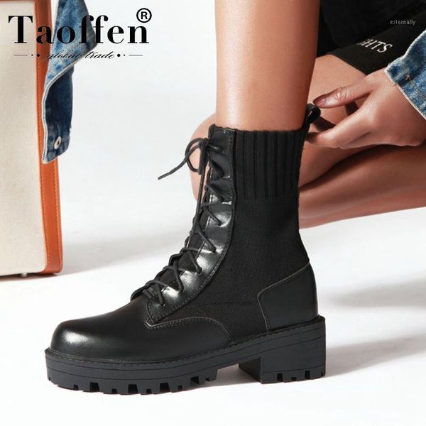 boots taoffen women ankle platform square heel cross strap casual short round toe winter warm shoes woman size 34-431, Black
boots taoffen women ankle platform square heel cross strap casual short round toe winter warm shoes woman size 34-431, Black