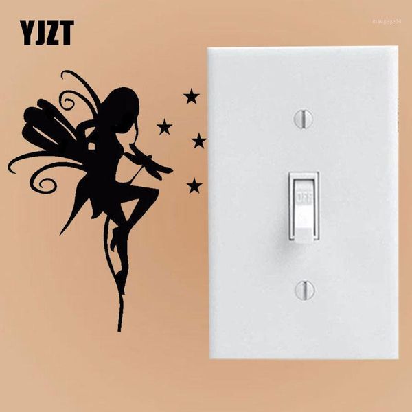 yjzt pretty fairy funny personality accessories wall decal light switch sticker s18-00031
yjzt pretty fairy funny personality accessories wall decal light switch sticker s18-00031