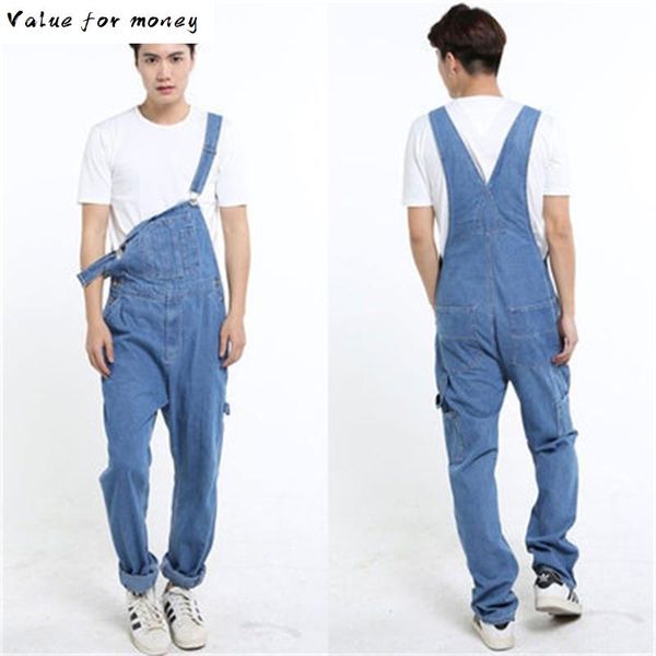 men's 2020 plus size 26-40 42 overalls large size huge denim bib pants fashion pocket jumpsuits ing, Blue
men's 2020 plus size 26-40 42 overalls large size huge denim bib pants fashion pocket jumpsuits ing, Blue