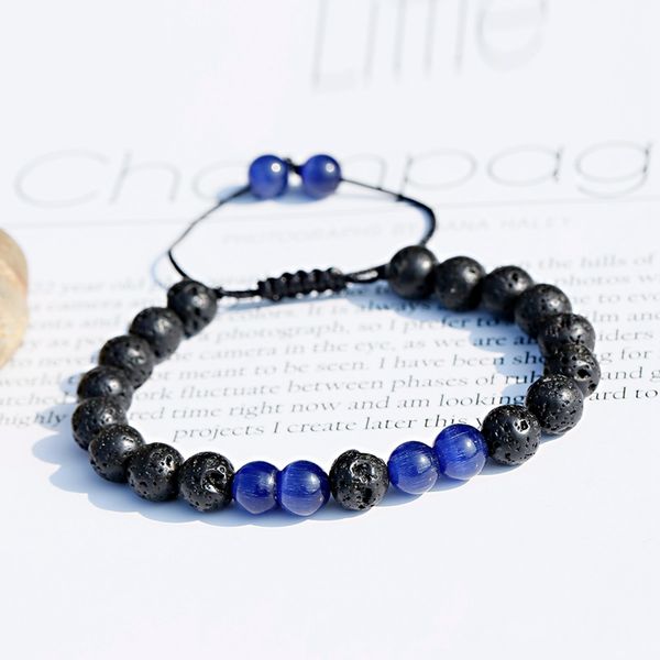 classic natural black lava lapis lazuli stone beads bracelets for women chakra ladies bangles bijoux men jewelry
classic natural black lava lapis lazuli stone beads bracelets for women chakra ladies bangles bijoux men jewelry