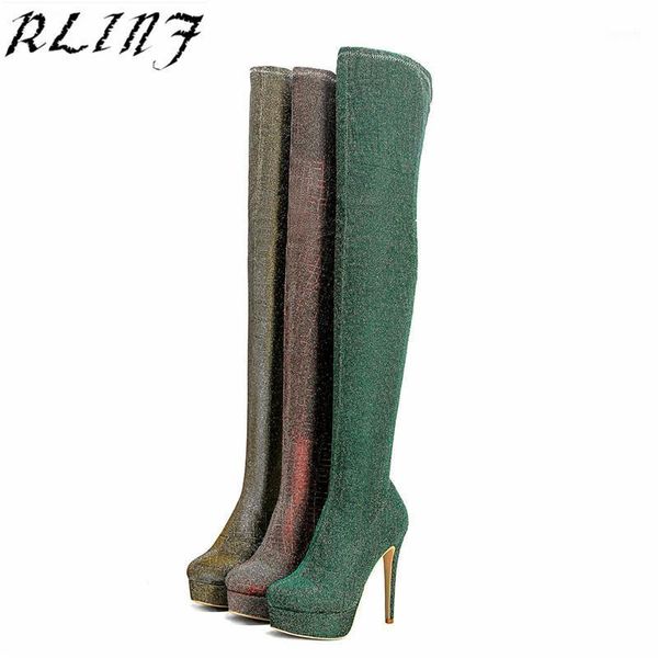 rlinf sequins elastic boots foreign trade large size tall high heels over the knee boots1, Black
rlinf sequins elastic boots foreign trade large size tall high heels over the knee boots1, Black