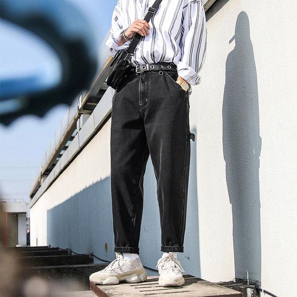 men fashion casual loose denim harem male jeans streetwear hip hop trousers japan harajuku pant ankle-length pants white kg-591, Blue
men fashion casual loose denim harem male jeans streetwear hip hop trousers japan harajuku pant ankle-length pants white kg-591, Blue