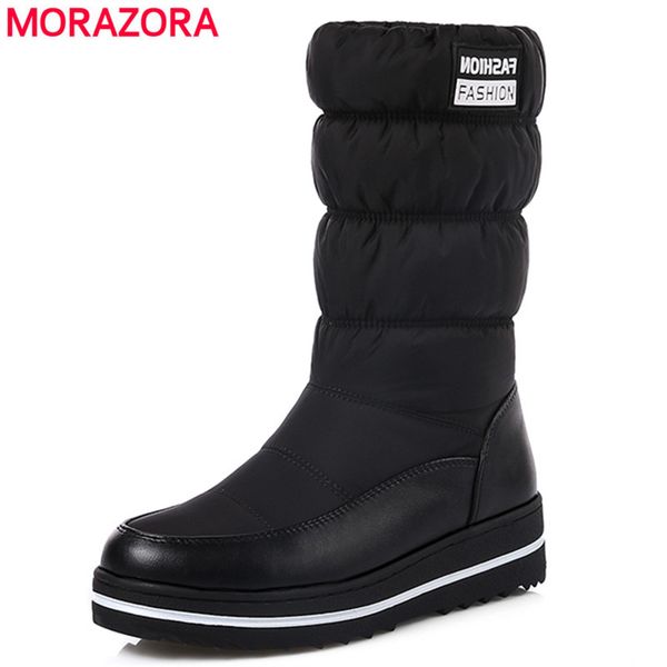 morazora plus size 35-44 new snow boots women warm cotton down shoes waterproof boots fur platform mid calf boots black 1026
morazora plus size 35-44 new snow boots women warm cotton down shoes waterproof boots fur platform mid calf boots black 1026