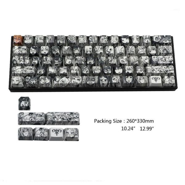 pbt 71 key ahegao keycap dye sublimation oem profile japanese anime keycap for cherry gateron kailh switch gk61 gk641
pbt 71 key ahegao keycap dye sublimation oem profile japanese anime keycap for cherry gateron kailh switch gk61 gk641