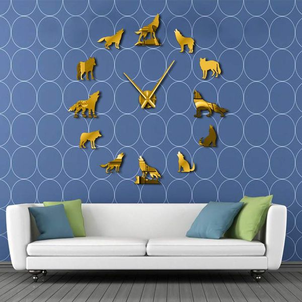 howling wolf diy large wall clock different wolf pose frameless wall watch clock home decor modern design wolf admirers gift bbyoth
howling wolf diy large wall clock different wolf pose frameless wall watch clock home decor modern design wolf admirers gift bbyoth