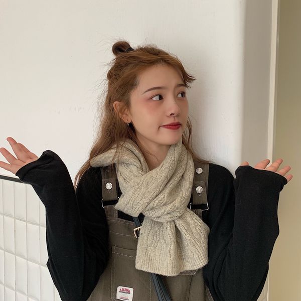 ding walking / scarves korean version women winter ins girls cute and versatile, pure color knitted neck protection small neckband man, Blue;gray
ding walking / scarves korean version women winter ins girls cute and versatile, pure color knitted neck protection small neckband man, Blue;gray