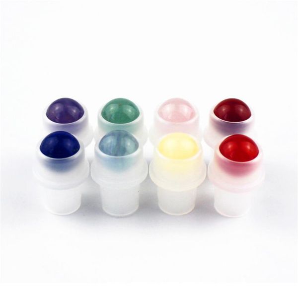 1pc thick 10ml frosted glass roll on bottles natural gemstone roller ball essential oil vials empty refillable perfum qylvlr
1pc thick 10ml frosted glass roll on bottles natural gemstone roller ball essential oil vials empty refillable perfum qylvlr