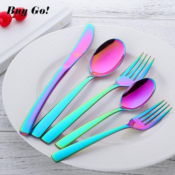 20pcs stainless steel luxury cutlery sets flatware sets rainbow color knife salad fork teaspoon tableware set c167d xmas gift1
20pcs stainless steel luxury cutlery sets flatware sets rainbow color knife salad fork teaspoon tableware set c167d xmas gift1