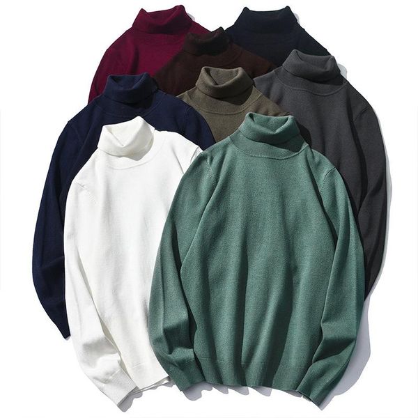 men's sweaters mens 17 colors slim fit turtleneck sweater pullover male autumn solid color long sleeve high neck knitted, White;black
men's sweaters mens 17 colors slim fit turtleneck sweater pullover male autumn solid color long sleeve high neck knitted, White;black