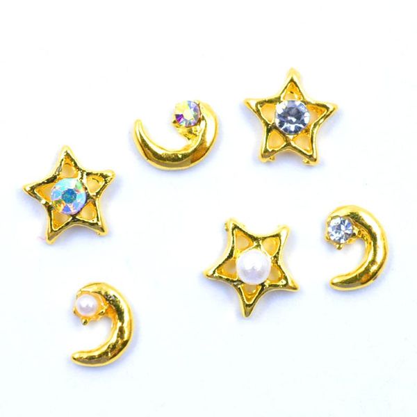 nail art decorations 100pcs/pack 3d metal moon jwelry diy rhinestone ring crystal circle, Silver;gold
nail art decorations 100pcs/pack 3d metal moon jwelry diy rhinestone ring crystal circle, Silver;gold
