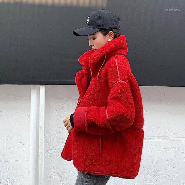 winter women lambswool fur overcoats luxury short casual thick warm plus size female 2020 red fashion1, Black
winter women lambswool fur overcoats luxury short casual thick warm plus size female 2020 red fashion1, Black