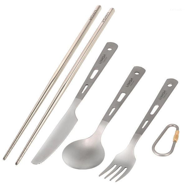 4pcs titanium tableware lixada camping fork spoon ultra light outdoor cutlery set for picnic travel backpacking hiking kitchen1
4pcs titanium tableware lixada camping fork spoon ultra light outdoor cutlery set for picnic travel backpacking hiking kitchen1