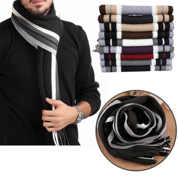 scarves elegant men's winter striped fringed scarf long shawl classical artificial wool wraps tassels strips, Blue;gray
scarves elegant men's winter striped fringed scarf long shawl classical artificial wool wraps tassels strips, Blue;gray