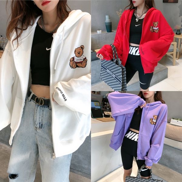 xwbj 2020 autumn new zipper large sweater hoodie sweater women's cardigan size student casual loose print cartoon hoodie women cajwr, Black
xwbj 2020 autumn new zipper large sweater hoodie sweater women's cardigan size student casual loose print cartoon hoodie women cajwr, Black