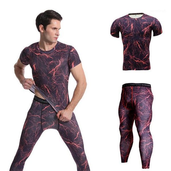 running sets rash guard men's t-shirt and legging kit, compression, short sleeve, underwear, thermal base1, Black;blue
running sets rash guard men's t-shirt and legging kit, compression, short sleeve, underwear, thermal base1, Black;blue