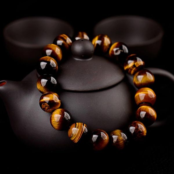 fashion men minimalist 12mm tiger eye stone prayer elastic bracelet handmade meditation bracelet women jewelry homme ab605, Black
fashion men minimalist 12mm tiger eye stone prayer elastic bracelet handmade meditation bracelet women jewelry homme ab605, Black
