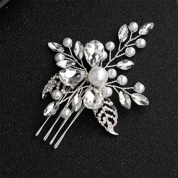 qyy 2019 fashion crystal hair comb bridal alloy wedding dress up hair accessories ornaments handmade hair clips combs bbyhsw lipper, Silver
qyy 2019 fashion crystal hair comb bridal alloy wedding dress up hair accessories ornaments handmade hair clips combs bbyhsw lipper, Silver