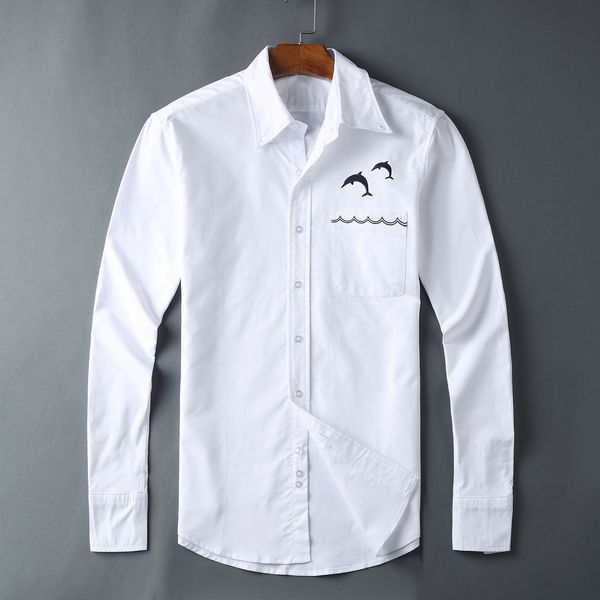 2021 new 21 men oxford classic embroidery dolphin fashion cotton casual shirts shirt pocket long-sleeves m 2xl #m50 wvls, Black
2021 new 21 men oxford classic embroidery dolphin fashion cotton casual shirts shirt pocket long-sleeves m 2xl #m50 wvls, Black