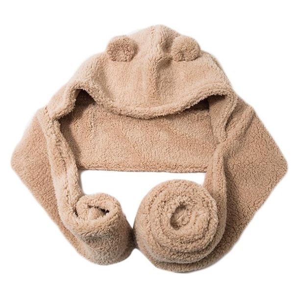 beanie/skull caps women winter 2 in 1 hooded long scarf beanie hat bear ear warm plush earflap cap xx9d, Blue;gray
beanie/skull caps women winter 2 in 1 hooded long scarf beanie hat bear ear warm plush earflap cap xx9d, Blue;gray