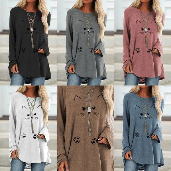 fall 2019 large crew neck cat print loose sleeve medium fall 2019 large crew neck cat print loose t-shirt long sleeve t-shirt medium long yf, White
fall 2019 large crew neck cat print loose sleeve medium fall 2019 large crew neck cat print loose t-shirt long sleeve t-shirt medium long yf, White