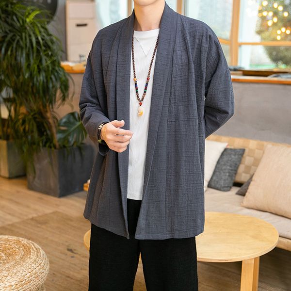 chinese cotton and hemp windbreaker men's medium length thin cardigan green fruit collar cape householder dark grain coat wide shoulder, Tan;black
chinese cotton and hemp windbreaker men's medium length thin cardigan green fruit collar cape householder dark grain coat wide shoulder, Tan;black