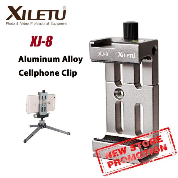 xiletu xj-8 multifunctional cellphone holder clip tripod for phone microphone with spirit level and cold shoe mount
xiletu xj-8 multifunctional cellphone holder clip tripod for phone microphone with spirit level and cold shoe mount