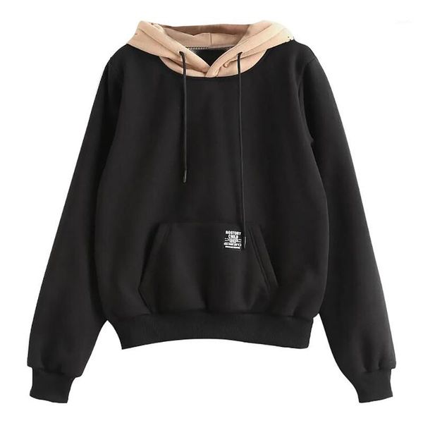 2019 new women hoodies sweatshirts women long sleeve pocket patchwork pullover strappy hoodie sweatshirt blouse, Black
2019 new women hoodies sweatshirts women long sleeve pocket patchwork pullover strappy hoodie sweatshirt blouse, Black
