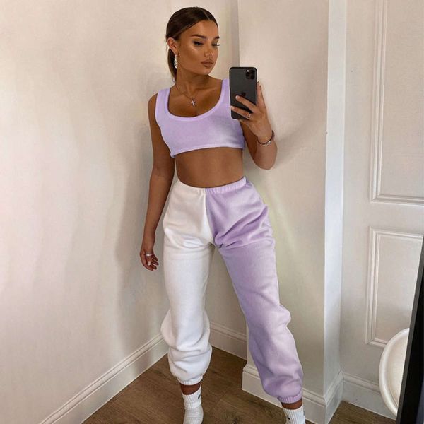 2020ins fashion net red street p new women's high waisted corset color contrast casual pants, Black;white
2020ins fashion net red street p new women's high waisted corset color contrast casual pants, Black;white