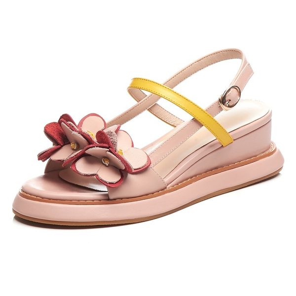 2021 women's shoes genuine leather ladies'wedges high-multicolored heels shredded toe sandals lzva, Black
2021 women's shoes genuine leather ladies'wedges high-multicolored heels shredded toe sandals lzva, Black