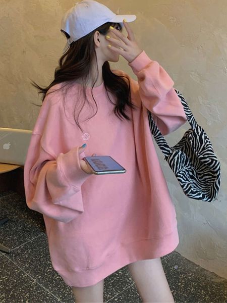 2020 new autumn winter korean loose medium length long sleeve foreign style plush thickened sweater women's gentle wind top, Black
2020 new autumn winter korean loose medium length long sleeve foreign style plush thickened sweater women's gentle wind top, Black