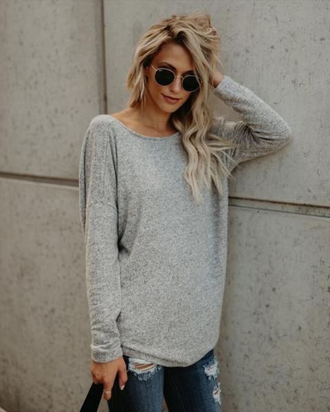 womens fashion t shirts women open back backless women long sleeve loose casual shirt ladies clothes, White
womens fashion t shirts women open back backless women long sleeve loose casual shirt ladies clothes, White