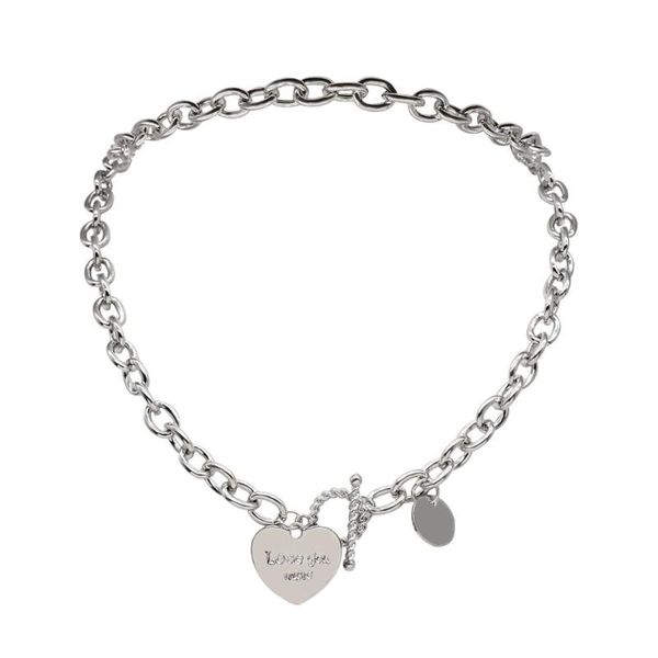 pendant necklaces lifefontier love you more letters heart necklace for women exaggerated chain hip hop choker statement jewelry, Silver
pendant necklaces lifefontier love you more letters heart necklace for women exaggerated chain hip hop choker statement jewelry, Silver