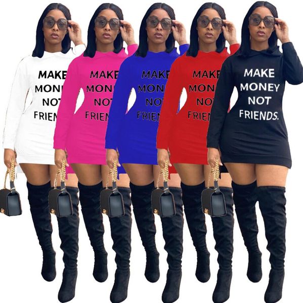 women dresses offset printing letters make money not friends casual solid color autumn hooded long sleeves one-piece dress d102201, White
women dresses offset printing letters make money not friends casual solid color autumn hooded long sleeves one-piece dress d102201, White