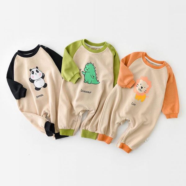 2021 new animal cartoon print cotton long sleeve jumpsuit for romper newborn baby boys girls clothes 43ea, Blue
2021 new animal cartoon print cotton long sleeve jumpsuit for romper newborn baby boys girls clothes 43ea, Blue