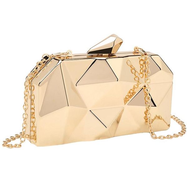 geometry clutch evening bag elegent chain women handbag for party shoulder bag for wedding/dating/party(gold
geometry clutch evening bag elegent chain women handbag for party shoulder bag for wedding/dating/party(gold