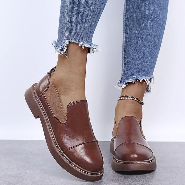 2020 обуви женщина кожа ретро толстого дно плоской платформы zapatillas mujer унисекс весна осень причинно обувь квартира круглый toe нового, Black
2020 обуви женщина кожа ретро толстого дно плоской платформы zapatillas mujer унисекс весна осень причинно обувь квартира круглый toe нового, Black