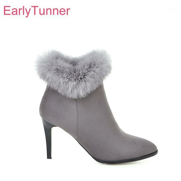 brand new winter elegant black gray women ankle furry boots lady office shoes spike heels eh161 plus big size 10 431
brand new winter elegant black gray women ankle furry boots lady office shoes spike heels eh161 plus big size 10 431