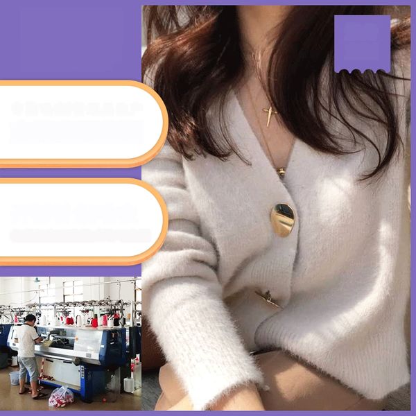 short v-neck knitted coat cardigan fall winter 2020 fashion women's knitted sweater wear long sleeve sweater coat fx6ze, White;black
short v-neck knitted coat cardigan fall winter 2020 fashion women's knitted sweater wear long sleeve sweater coat fx6ze, White;black